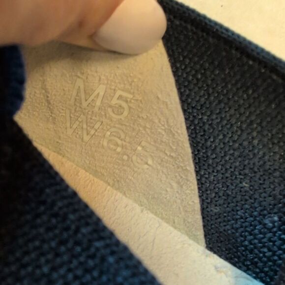 Lot Of 2 Rothys Original Slip On Sneaker Black And Navy Blue Size 6.5 - Picture 8 of 16